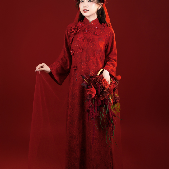 Mẫu Áo Dài Cưới