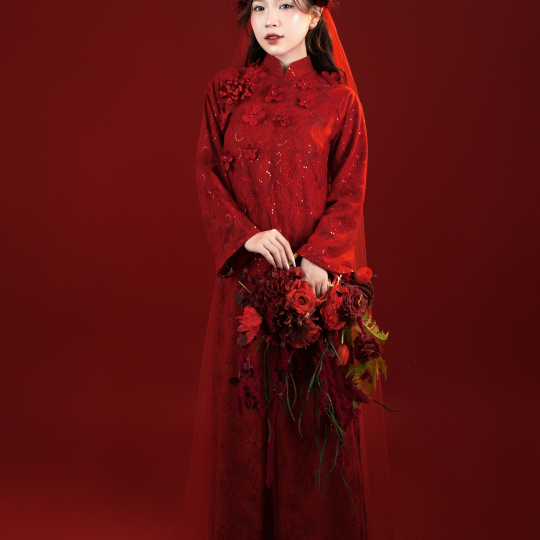 Mẫu Áo Dài Cưới
