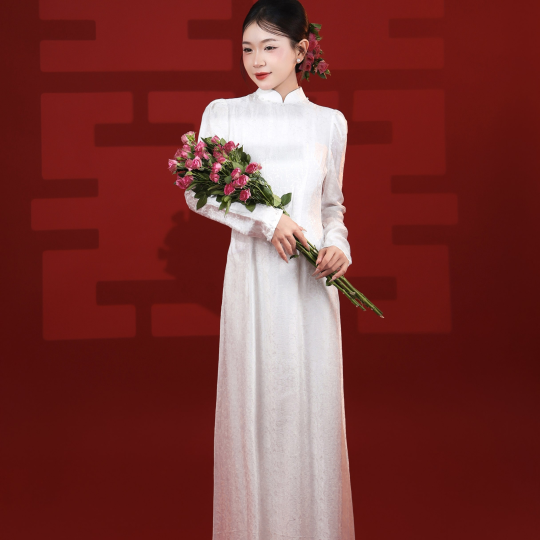 Mẫu Áo Dài Cưới 