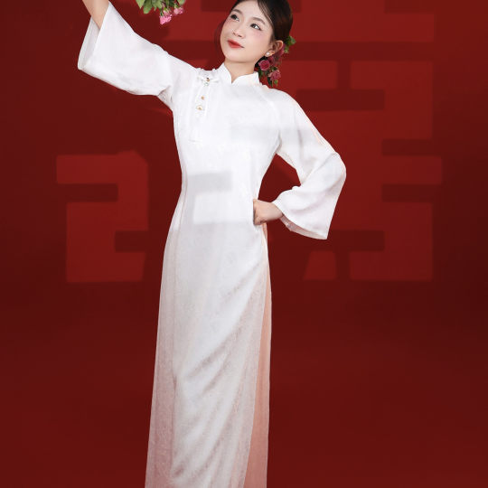 Mẫu Áo Dài Cưới 