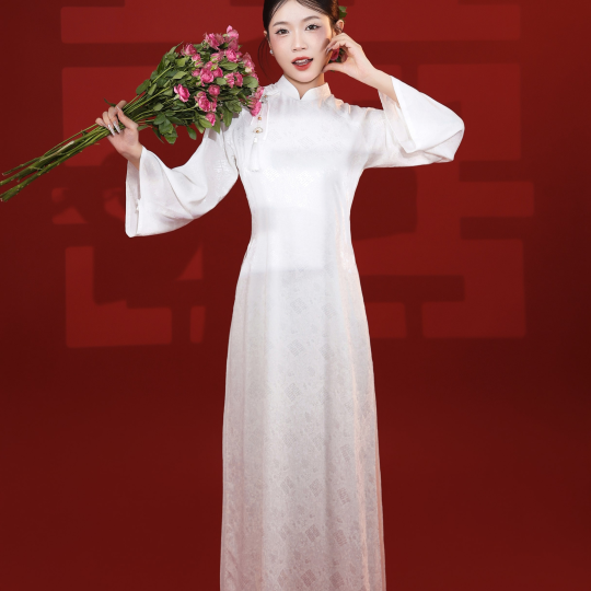 Mẫu Áo Dài Cưới 