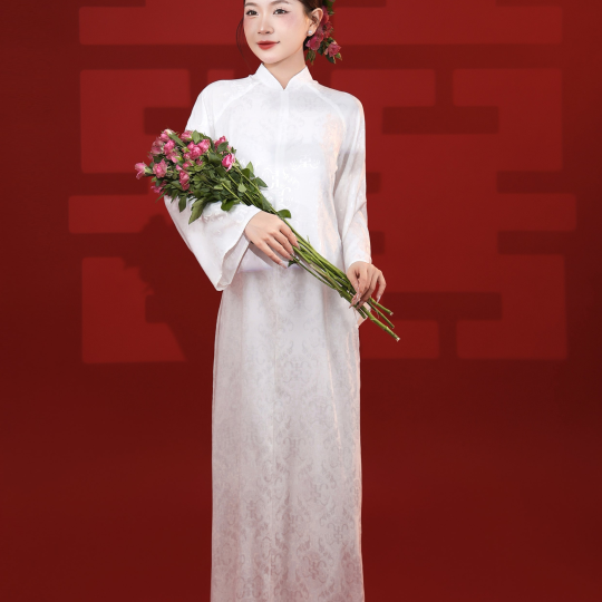 Mẫu Áo Dài Cưới 